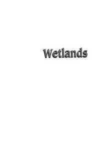 Cover image: Wetlands 9780742525696