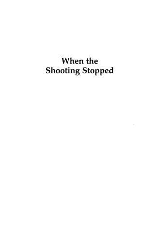 Immagine di copertina: When the Shooting Stopped 1st edition 9780742560871