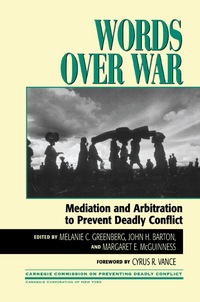 Cover image: Words Over War 9780847698936