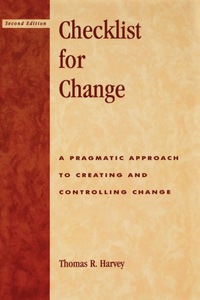 Imagen de portada: Checklist for Change 9780810842939