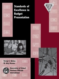 Cover image: Standards of Excellence in Budget Presentation 9780910170758
