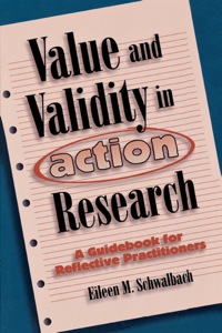 Cover image: Value and Validity in Action Research 9781578860173