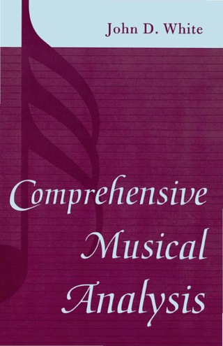 Imagen de portada: Comprehensive Musical Analysis 9780810826816