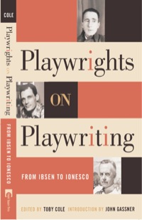 Cover image: Playwrights on Playwriting 9780815411413