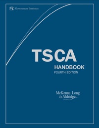 Imagen de portada: TSCA Handbook 4th edition 9780865877337