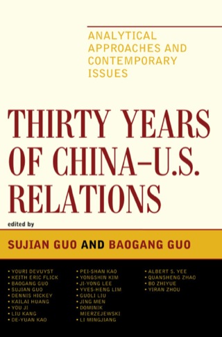 Cover image: Thirty Years of China - U.S. Relations 9780739146965