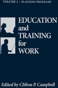 Omslagafbeelding: Education and Training for Work 9781566764179