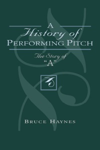 Titelbild: A History of Performing Pitch 9780810841857