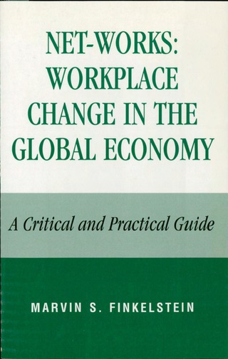 Cover image: Net-Works: Workplace Change in the Global Economy 9780742519091