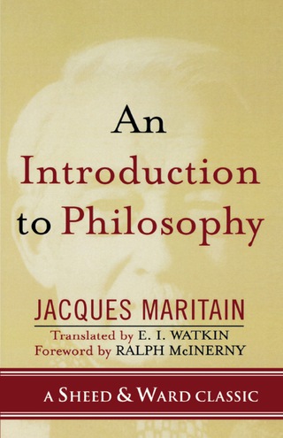 Cover image: An Introduction to Philosophy 1st edition 9780742550520