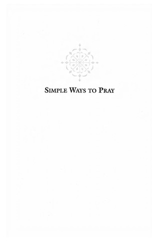 Imagen de portada: Simple Ways to Pray 1st edition 9780742550834