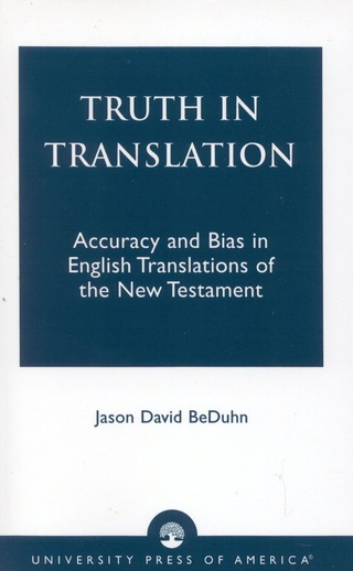 Cover image: Truth in Translation 9780761825555