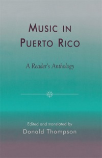 Cover image: Music in Puerto Rico 9780810839144