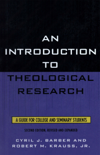 Imagen de portada: An Introduction To Theological Research 2nd edition 9780761816591