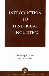 Imagen de portada: Introduction to Historical Linguistics 9780819114594