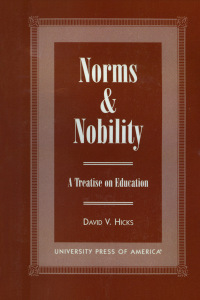 Cover image: Norms and Nobility 9780847676606