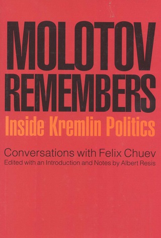 Cover image: Molotov Remembers 9781566630276