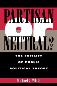 Imagen de portada: Partisan or Neutral? 9780847684533