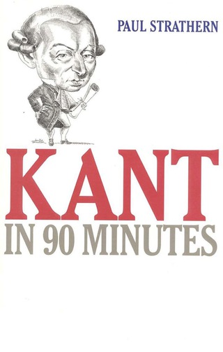 Cover image: Kant in 90 Minutes 1st edition 9781566631228