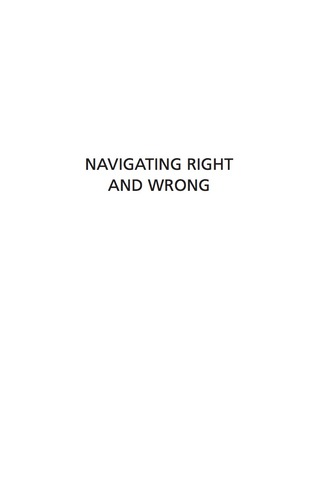 Cover image: Navigating Right and Wrong 9780742513945