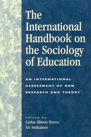 صورة الغلاف: International Handbook on the Sociology of Education 9780742517691