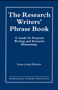 Imagen de portada: The Research Writer's Phrase Book 9781573092760