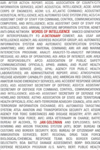 Cover image: Words of Intelligence 9780810856417