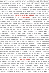 Immagine di copertina: Words of Intelligence 9780810856417