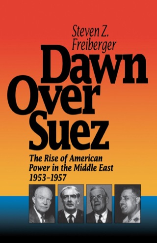 Cover image: Dawn Over Suez 9780929587837