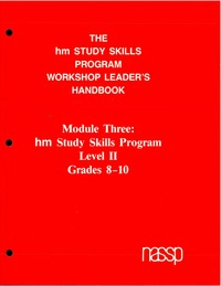 表紙画像: Workshop Leader's Handbook: Level II Grades 8-10 9780810838321