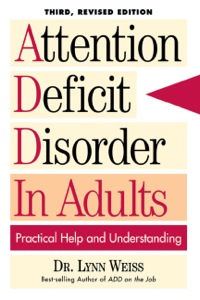 صورة الغلاف: Attention Deficit Disorder In Adults 3rd edition 9780878339792