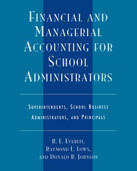 Imagen de portada: Financial and Managerial Accounting for School Administrators 4th edition 9780910170697