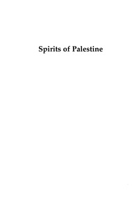 Omslagafbeelding: Spirits of Palestine 9780739106426