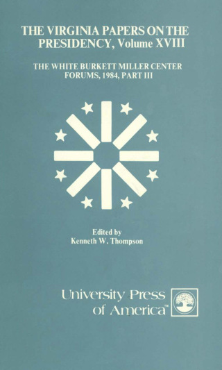 Cover image: Virginia Papers on the Presidency 28th edition 9780819143167
