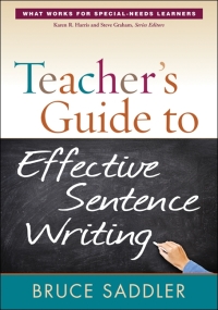 Imagen de portada: Teacher's Guide to Effective Sentence Writing 9781462506774