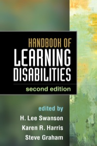 Cover image: Handbook of Learning Disabilities 2nd edition 9781462518685