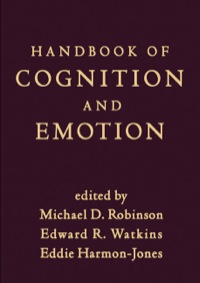 Imagen de portada: Handbook of Cognition and Emotion 9781462509997