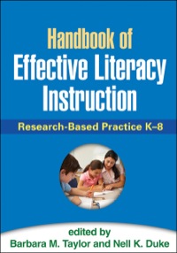 Titelbild: Handbook of Effective Literacy Instruction 9781462519248