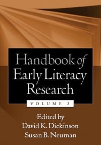 Titelbild: Handbook of Early Literacy Research, Volume 2 9781593855772