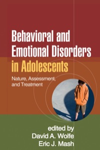 Cover image: Behavioral and Emotional Disorders in Adolescents 9781606231159