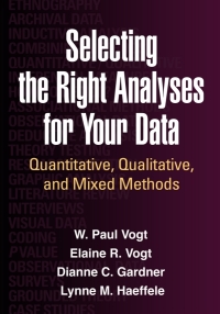 صورة الغلاف: Selecting the Right Analyses for Your Data 9781462515769