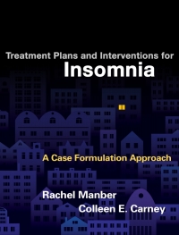 Imagen de portada: Treatment Plans and Interventions for Insomnia 9781462520084