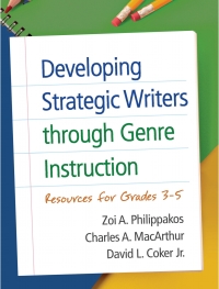 Imagen de portada: Developing Strategic Writers through Genre Instruction 9781462520329