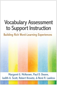 Cover image: Vocabulary Assessment to Support Instruction 9781462530793