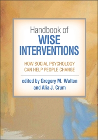 صورة الغلاف: Handbook of Wise Interventions 9781462543830