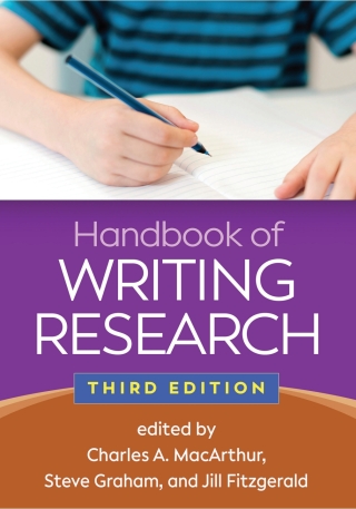 Cover image: Handbook of Writing Research 3rd edition 9781462557271