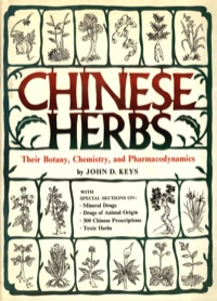 صورة الغلاف: Chinese Herbs 9780804811798