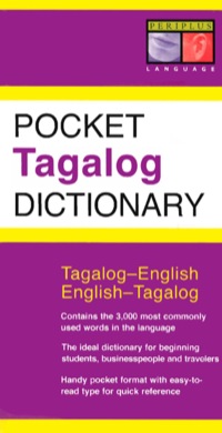 Imagen de portada: Pocket Tagalog Dictionary 9780794603458