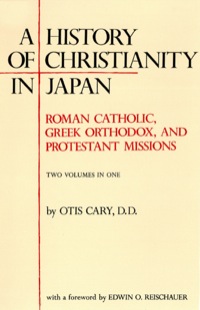 Cover image: History of Christianity in Japan 9780804811774