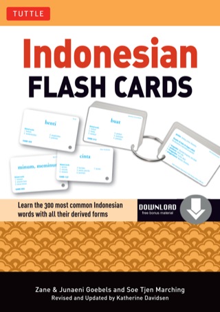 Imagen de portada: Indonesian Flash Cards 9780804843638